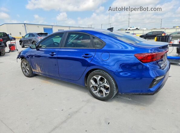 3KPF24AD0ME370195 2021 KIA FORTE Синий Задняя левая четверть