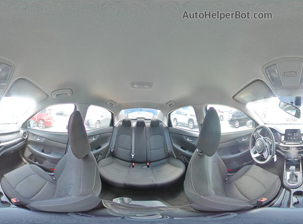 3KPF24AD0ME370195 2021 KIA FORTE Синий Панорамный вид салона 360°