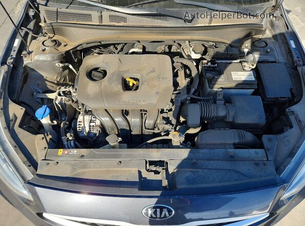 3KPF24AD0ME373386 2021 KIA FORTE Серый Вид задней части салона