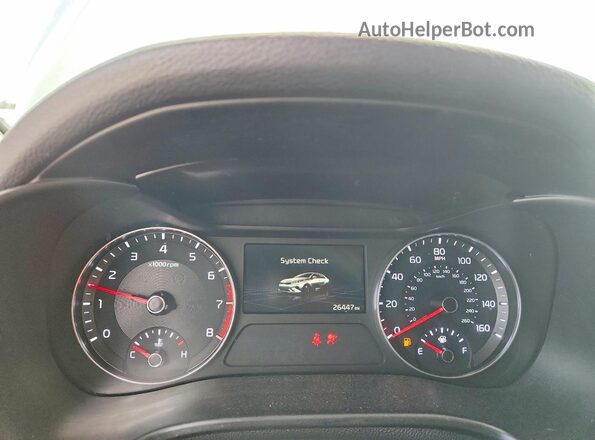 3KPF24AD0RE711098 2024 KIA FORTE Серебряный Вид щитка приборов