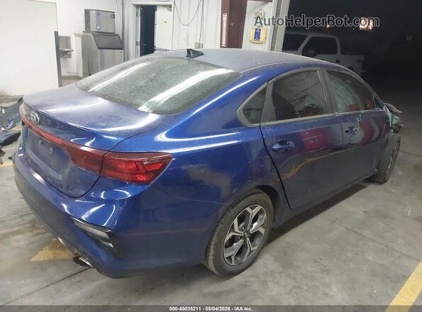 3KPF24AD1KE076480 2019 KIA FORTE Синий Задняя правая четверть