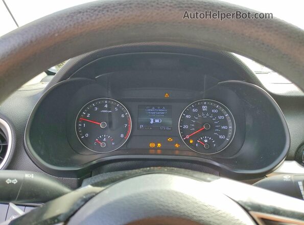 3KPF24AD1LE163085 2020 KIA FORTE Белый Вид щитка приборов