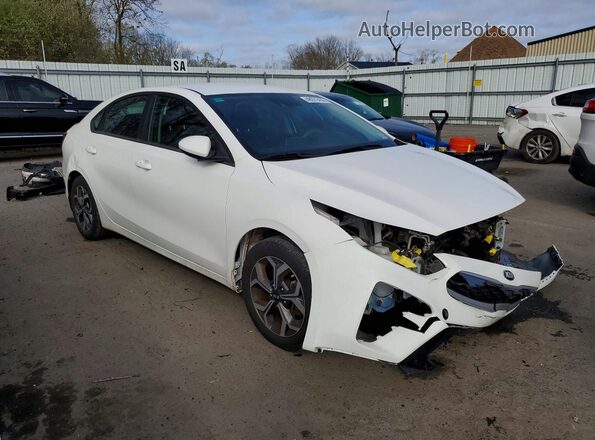 3KPF24AD1LE163085 2020 KIA FORTE Белый Передняя правая четверть