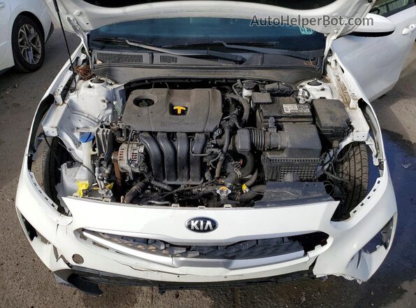 3KPF24AD1LE163085 2020 KIA FORTE Белый Вид задней части салона