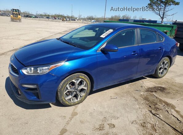 3KPF24AD1LE260819 2020 KIA FORTE Синий Передняя левая четверть