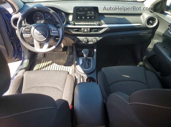 3KPF24AD1LE260819 2020 KIA FORTE Синий Вид панели приборов