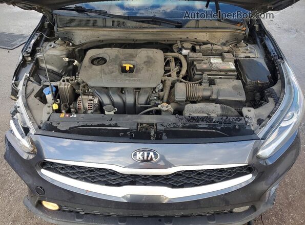 3KPF24AD1ME323628 2021 KIA FORTE Gray Вид задньої частини салону