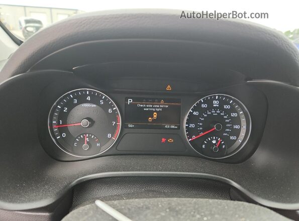 3KPF24AD1PE628762 2023 KIA FORTE Синий Вид щитка приборов