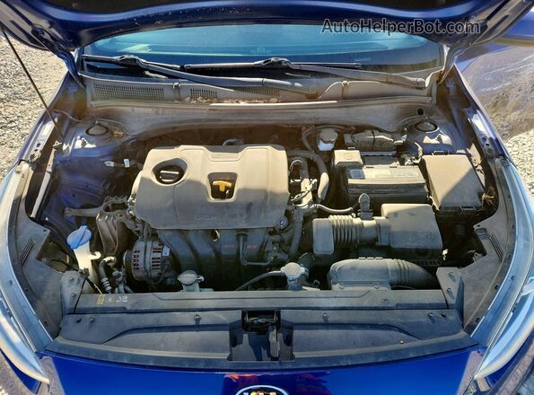 3KPF24AD2KE073748 2019 KIA FORTE Синий Вид задней части салона