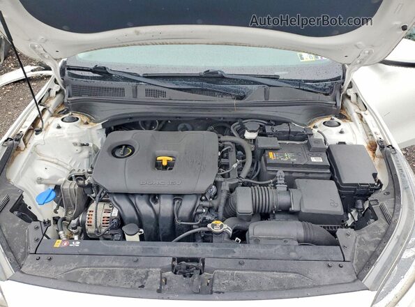 3KPF24AD2KE129414 2019 KIA FORTE Белый Вид задней части салона