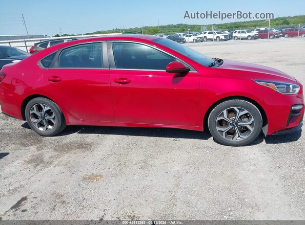 3KPF24AD2LE148868 2020 KIA FORTE Red Widok wnętrza z tyłu