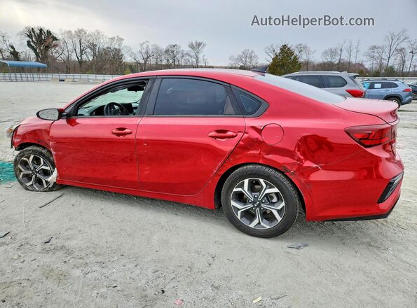 3KPF24AD2LE192997 2020 KIA FORTE Red უკანა მარცხენა