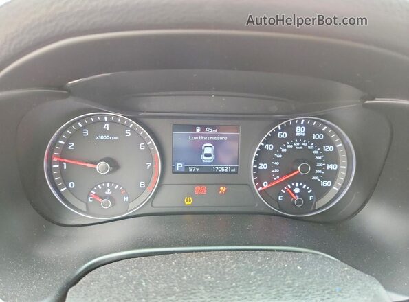 3KPF24AD2LE192997 2020 KIA FORTE Red ხელსაწყოთა პანელის ხედი