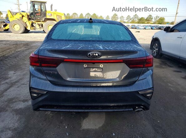 3KPF24AD2ME307440 2021 KIA FORTE Gray უკანა ხედი