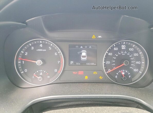 3KPF24AD2ME307440 2021 KIA FORTE Gray ხელსაწყოთა პანელის ხედი