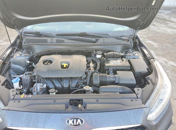 3KPF24AD2ME307440 2021 KIA FORTE Gray უკანა სალონის ხედი