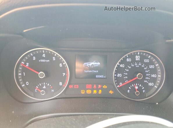 3KPF24AD2ME361319 2021 KIA FORTE Белый Вид щитка приборов
