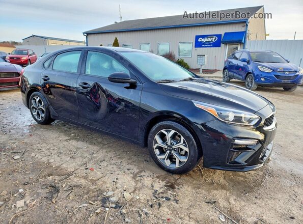 3KPF24AD2ME384762 2021 KIA FORTE Черный Передняя правая четверть