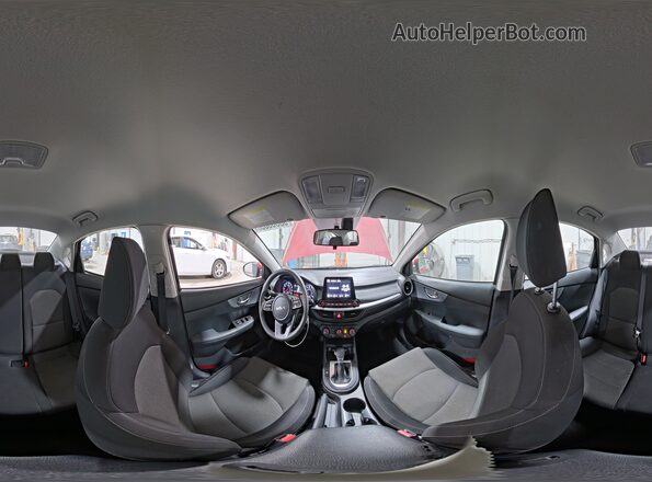 3KPF24AD2NE464158 2022 KIA FORTE Красный Вид наклейки с VIN-кодом