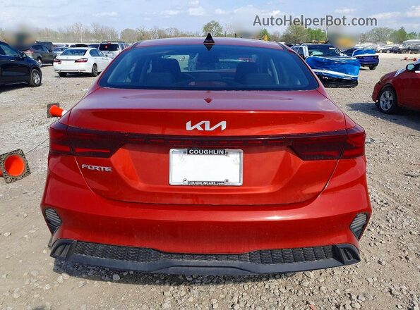 3KPF24AD2NE490498 2022 KIA FORTE Оранжевый Вид сзади