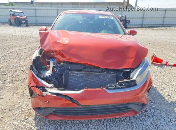 3KPF24AD2NE490498 2022 KIA FORTE Оранжевый Вид спереди