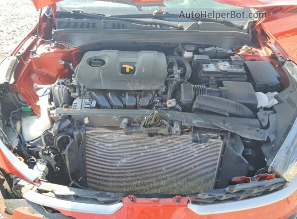 3KPF24AD2NE490498 2022 KIA FORTE Оранжевый Вид задней части салона