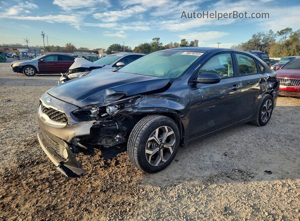 3KPF24AD3KE078196 2019 KIA FORTE Серый Передняя левая четверть