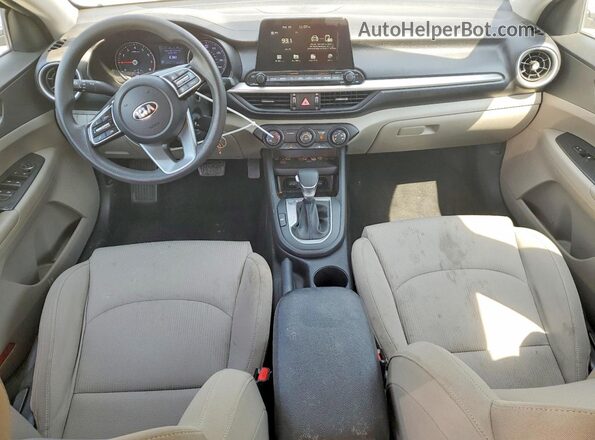 3KPF24AD3LE205790 2020 KIA FORTE Gray Widok deski rozdzielczej