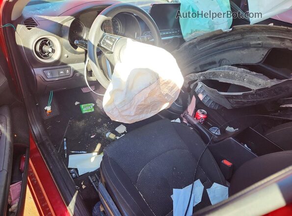 3KPF24AD3LE260790 2020 KIA FORTE Красный Вид панели приборов