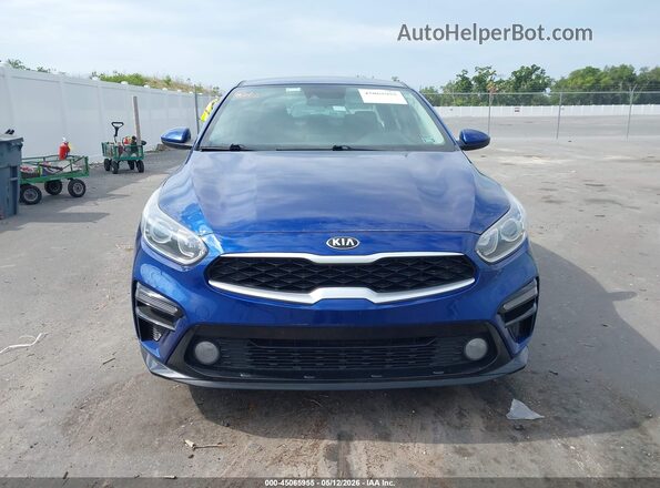 3KPF24AD3ME271287 2021 KIA FORTE Синий Вид задней части салона