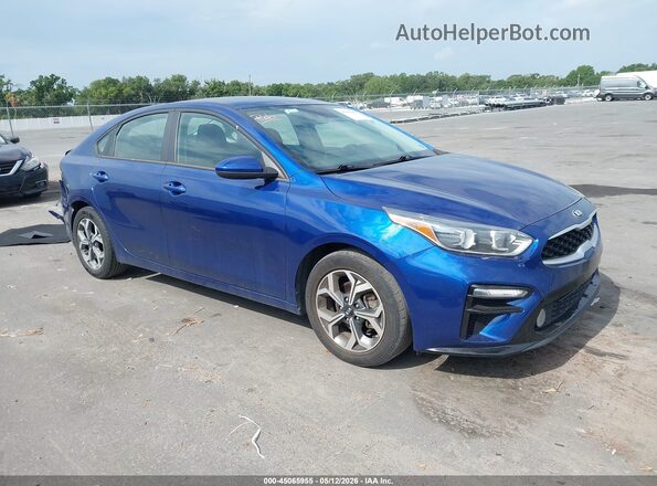 3KPF24AD3ME271287 2021 KIA FORTE Синий Передняя правая четверть