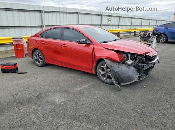 3KPF24AD3ME303462 2021 KIA FORTE Red წინა მარჯვენა