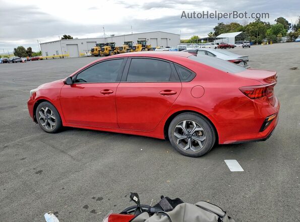 3KPF24AD3ME303462 2021 KIA FORTE Red უკანა მარცხენა