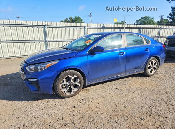 3KPF24AD3ME371146 2021 KIA FORTE Синий Передняя левая четверть