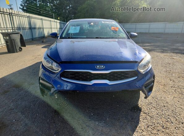 3KPF24AD3ME371146 2021 KIA FORTE Синий Вид спереди