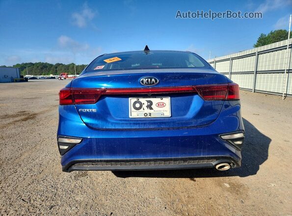 3KPF24AD3ME371146 2021 KIA FORTE Синий Вид сзади