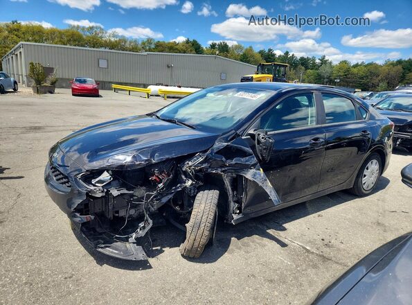 3KPF24AD4KE047653 2019 KIA FORTE Black Przód lewy