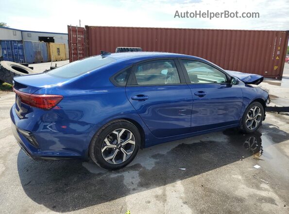 3KPF24AD4LE164991 2020 KIA FORTE Blue Trasero derecho