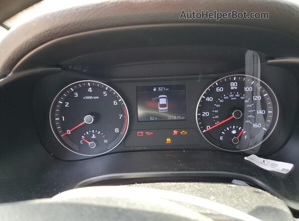 3KPF24AD4LE164991 2020 KIA FORTE Blue Vista del cuadro de instrumentos