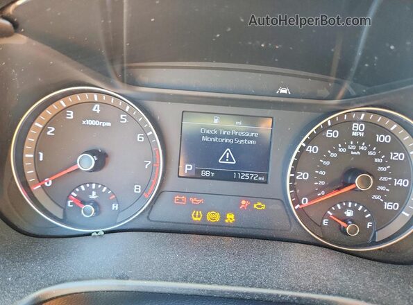 3KPF24AD4LE185162 2020 KIA FORTE Серый Вид щитка приборов