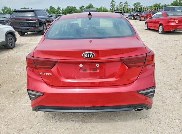 3KPF24AD4LE193178 2020 KIA FORTE Красный Вид сзади