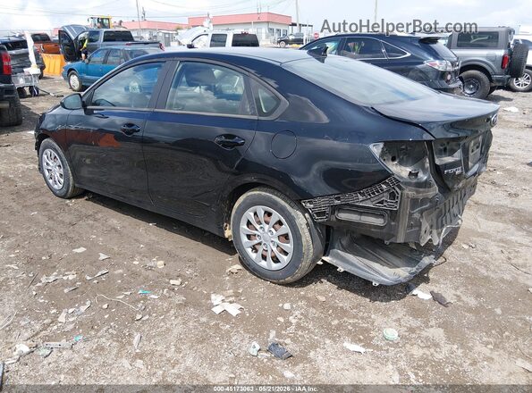 3KPF24AD4LE202381 2020 KIA FORTE Черный Задняя левая четверть