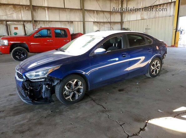 3KPF24AD4LE228138 2020 KIA FORTE Синий Передняя левая четверть