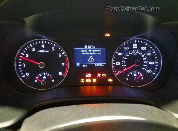 3KPF24AD4LE232125 2020 KIA FORTE Серый Вид щитка приборов