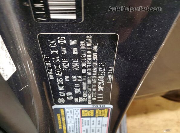3KPF24AD4LE232125 2020 KIA FORTE Серый Вид подкапотного пространства