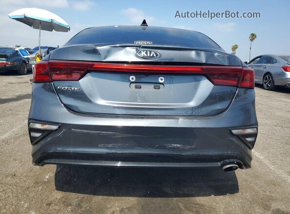 3KPF24AD4ME278085 2021 KIA FORTE Gray Widok z tyłu
