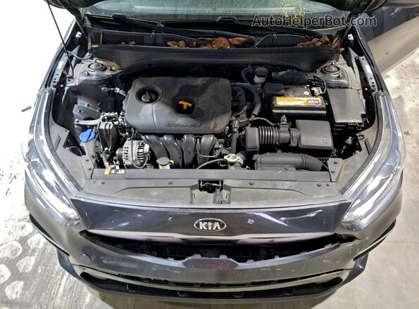 3KPF24AD4ME403621 2021 KIA FORTE Серый Вид задней части салона