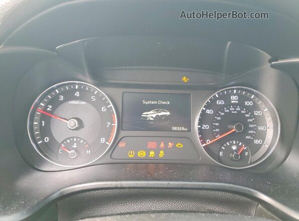 3KPF24AD4RE697593 2024 KIA FORTE Черный Вид щитка приборов