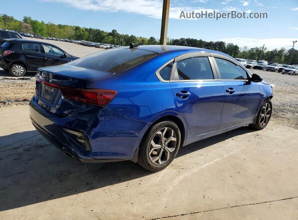 3KPF24AD5KE084095 2019 KIA FORTE Blue Задня права чверть