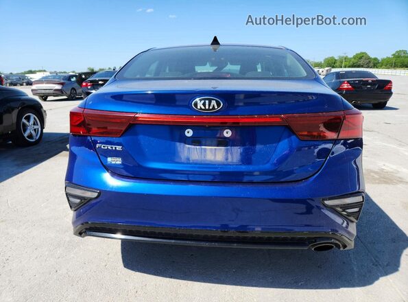 3KPF24AD5LE210781 2020 KIA FORTE Синий Вид сзади